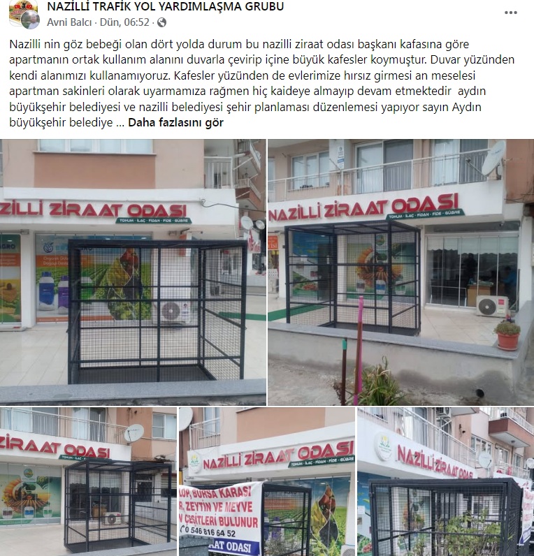 Nazilli Ziraat Odasina Kafes Tepkisi Guvenligimiz Tehdit Altinda 564540 5559E16Ff72Aef9D01Adec80D6B40C52