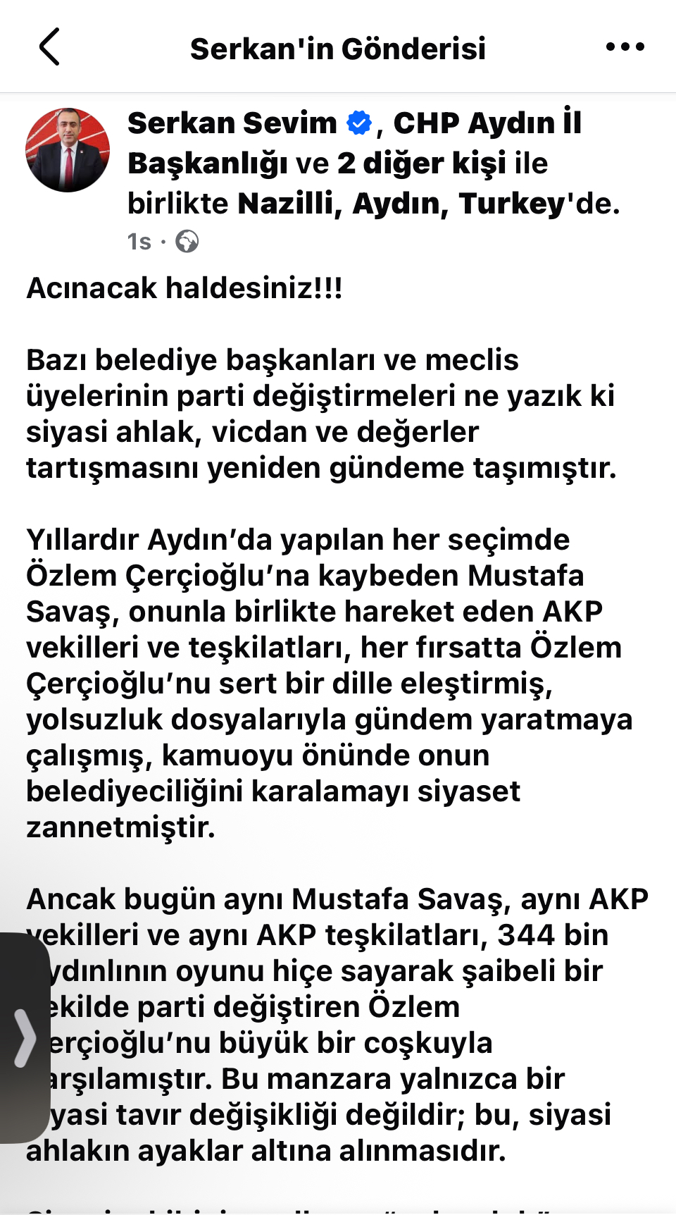 Chpli Serkan Sevimden Sert Cikis Acinacak Haldesiniz 592466 C0D17062Cf8086292Aed81B4419Bc967