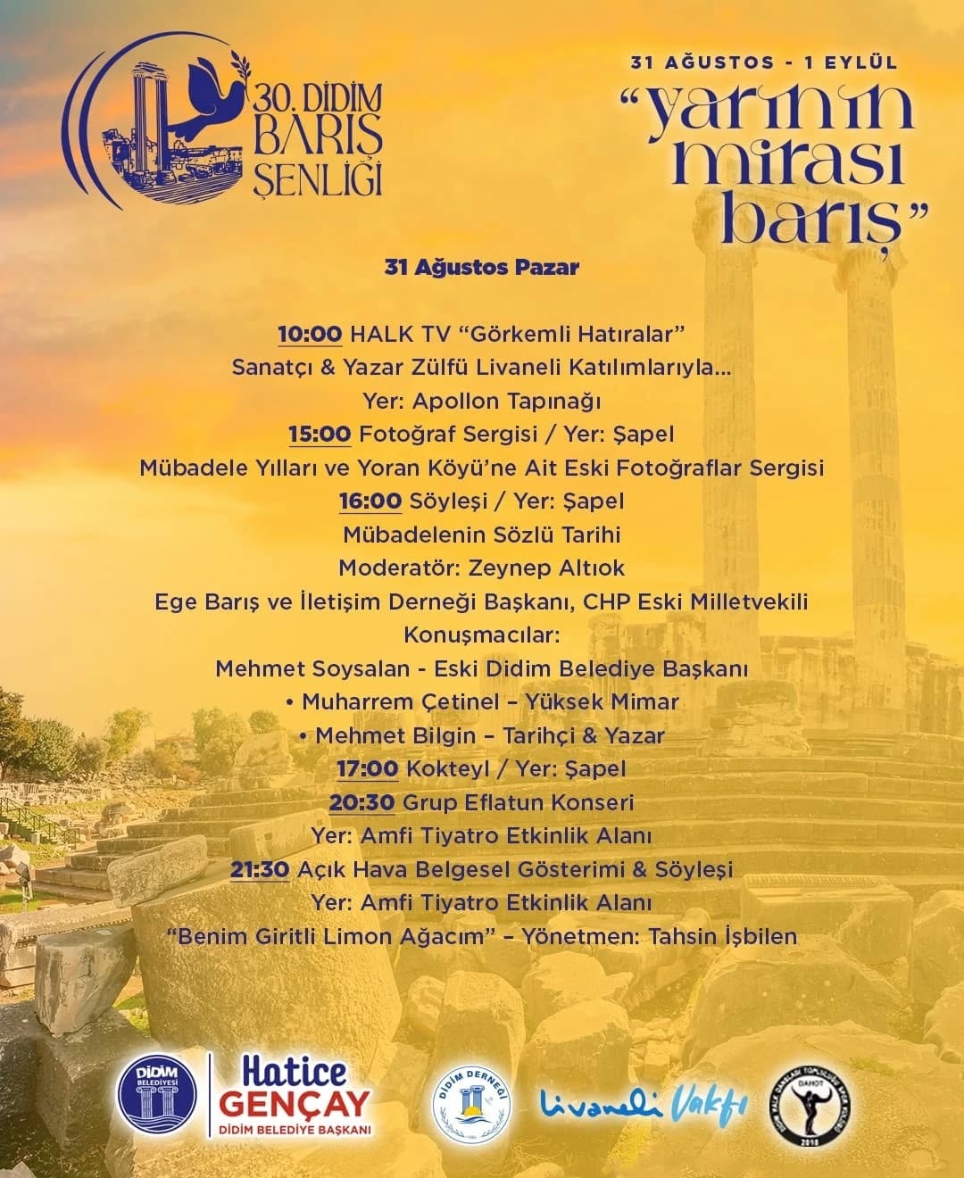 Didim Baris Senligi Programi Netlesti Konusu Yarinin Mirasi Baris 593972 A3D54792842Fa338A6Bc15B9338704C9