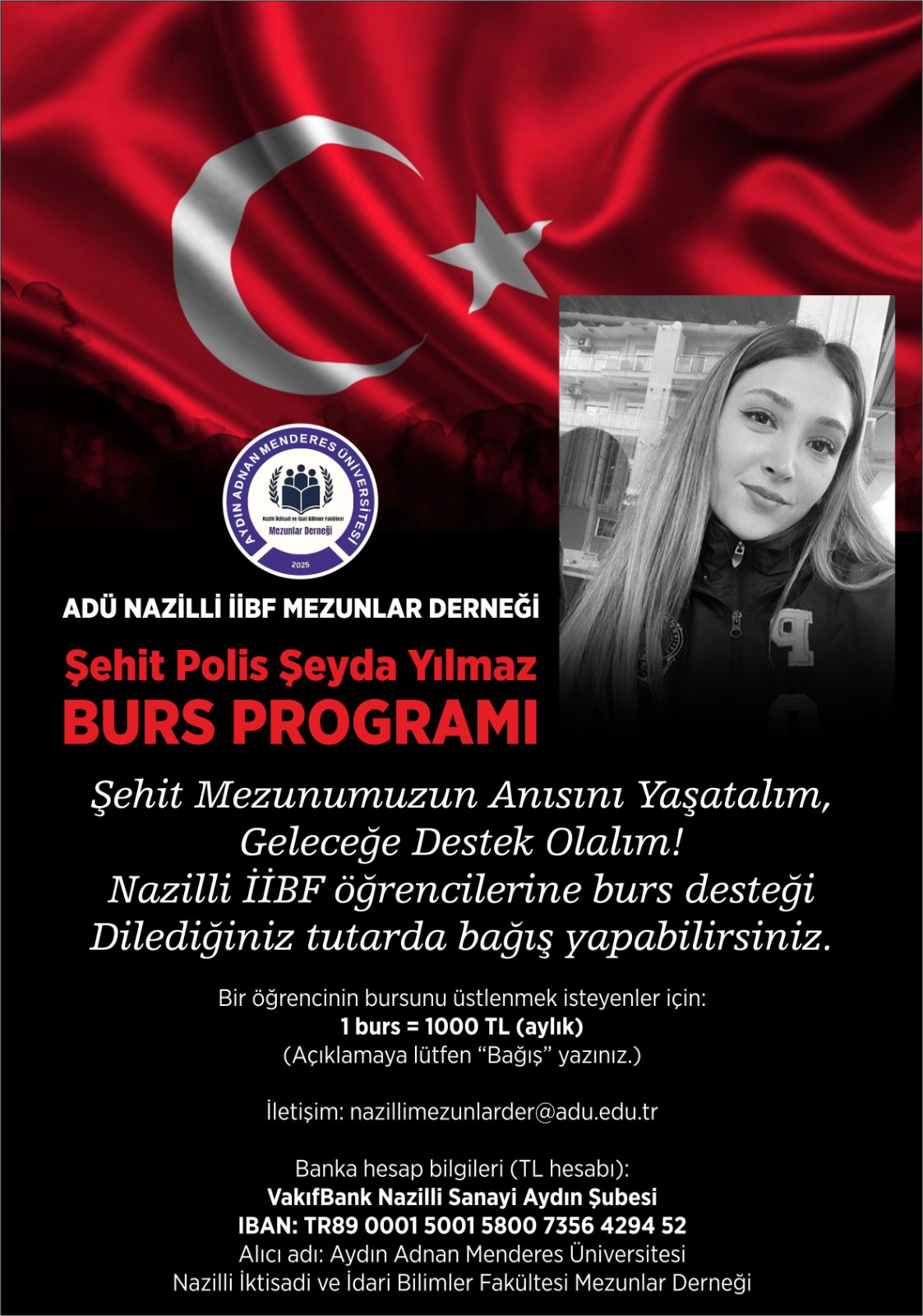 Aydinda Sehit Polis Seyda Yilmaz Icin Burs 600594 23A889E8Cdae102C8E98D898Acd2E935