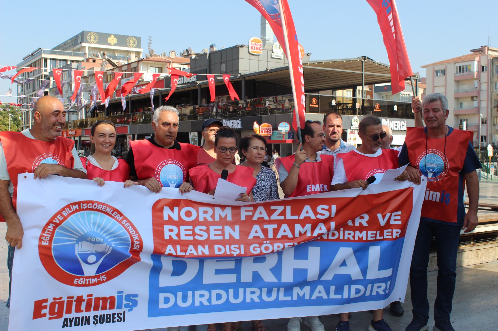 Norm Fazlasi Atamalar Aydinda Protesto Edildi 597200 B445234385A49B9Ea8Db055Bef5Af9Ab