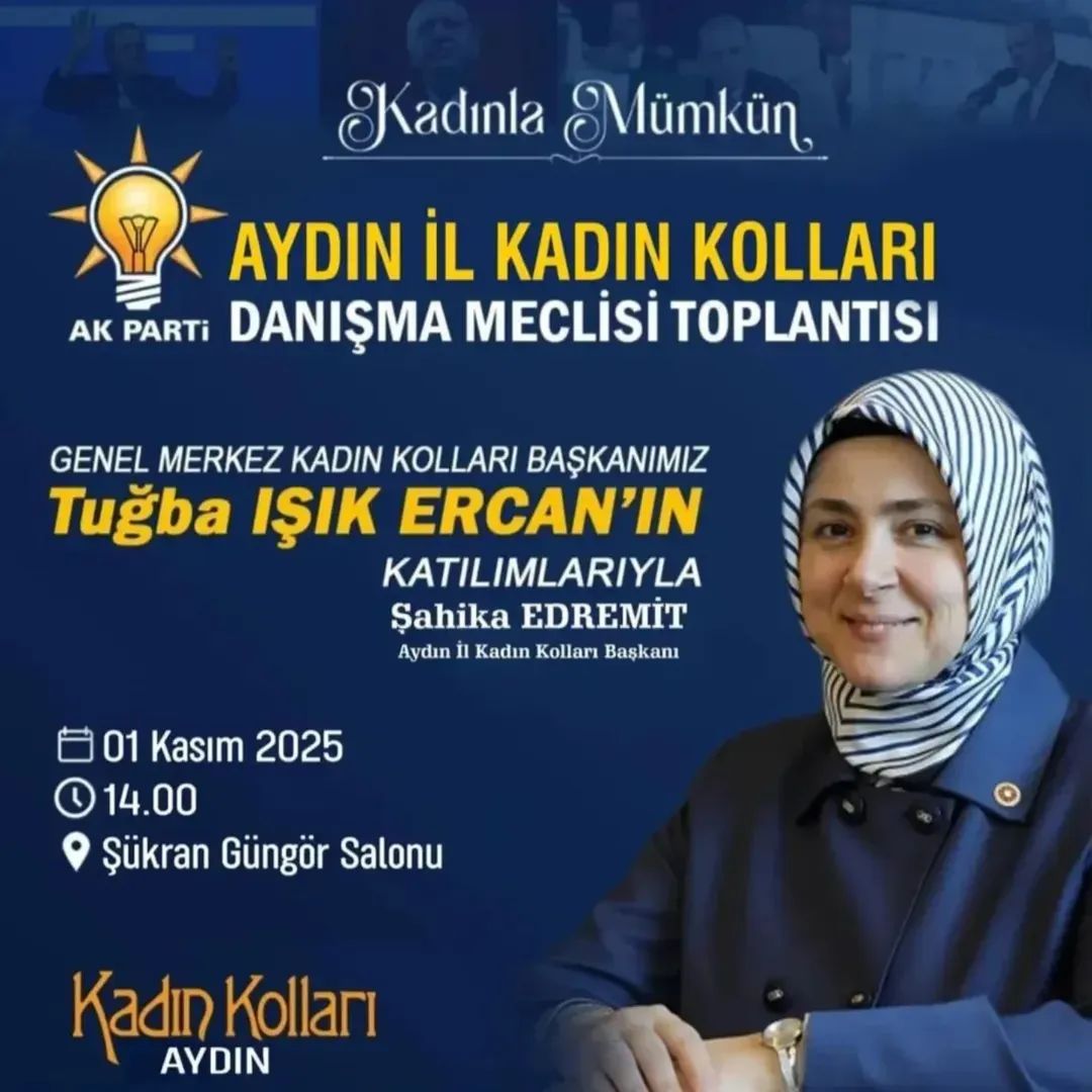 Ak Partiden Aydinda Kadin Zirvesi Tugba Isik Ercan Geliyor 610645 A30716433Ea35F98D1Bd95388E777Af9