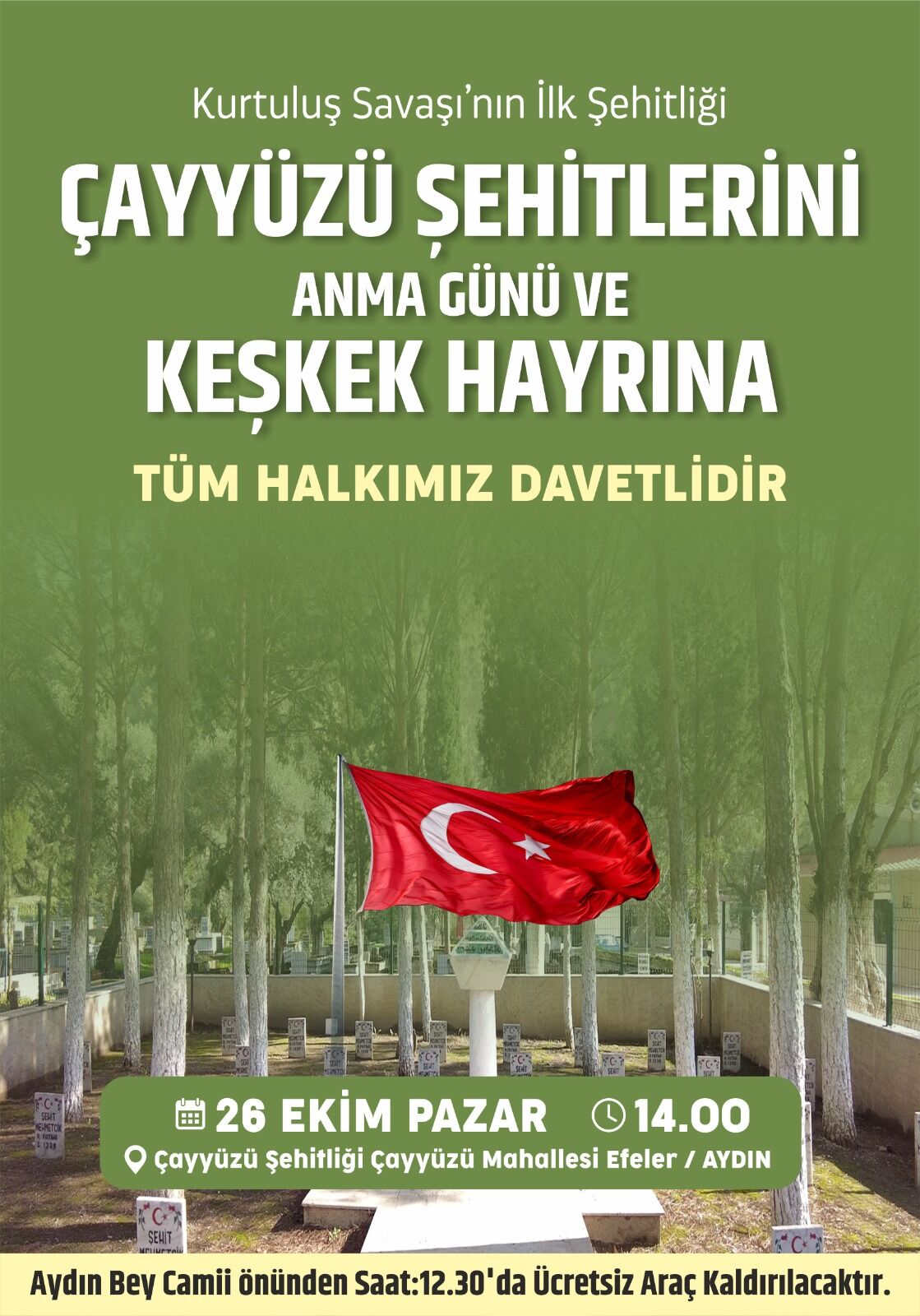 Aydinda Cayyuzu Sehitleri Anilacak 608179 2B483Adb9D55Ae82E2Ecc283Ee14A013