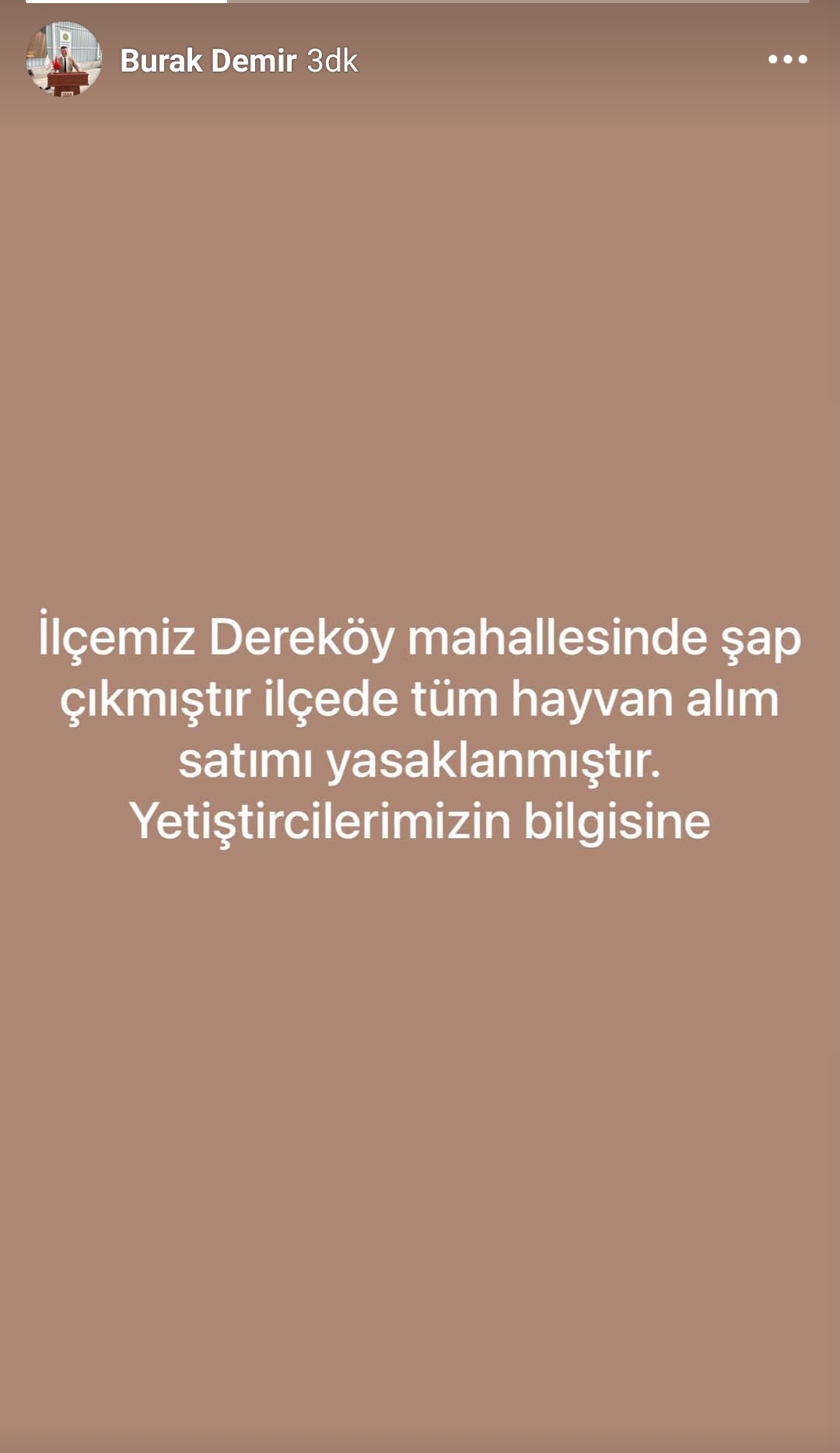 Baskan Duyurdu Karacasuda Hayvan Alim Satimi Durduruldu 605889 093Bd738922Cffe63Bf89E0918A3Cff2