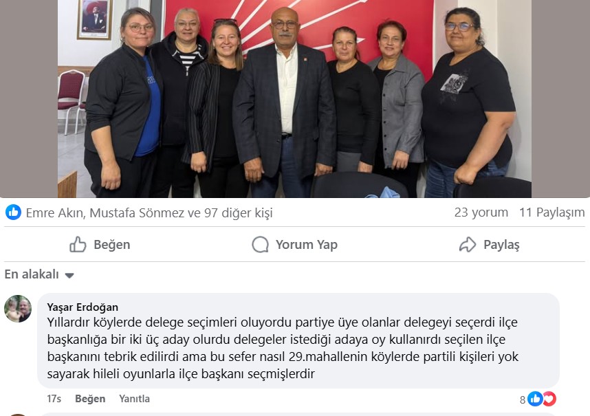 Chp Germencikte Istifa Gerginligi Bozdaga Tepki Yagdi 606605 885D7B94527Cc31D3De85Fcc86405642