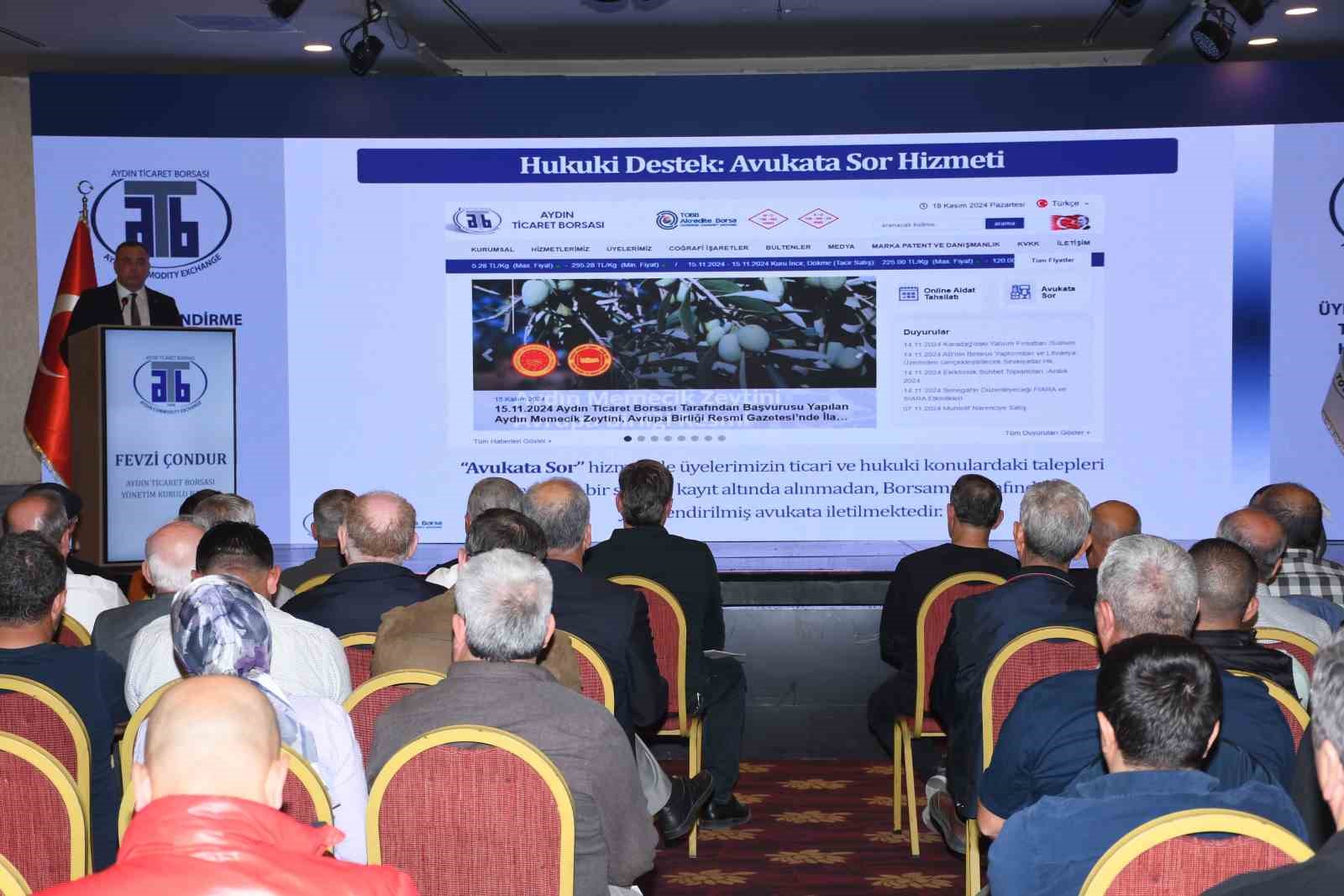 Aydin Ticaret Borsasi Uye Bilgilendirme Toplantisi Gerceklestirdi 361Cebdbee856Bf4891158E270E056Ed