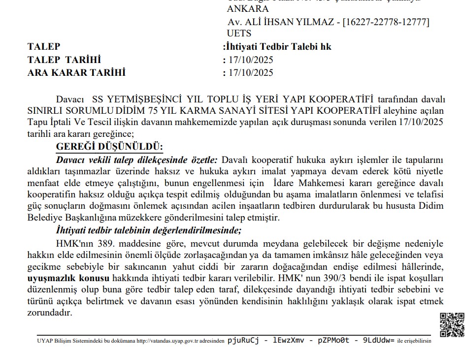 Didimde Kooperatiflerin Hukuk Savasinda Sahinden Sert Cevap 610888 191Bce3A27Da2A9572F161781Bb410A5