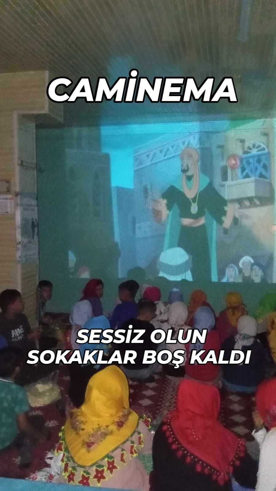 Karacasulu Imam Cocuklari Camide Sinema Ile Bulusturdu 612742 208D117A2E103233E6396De40C6D2246