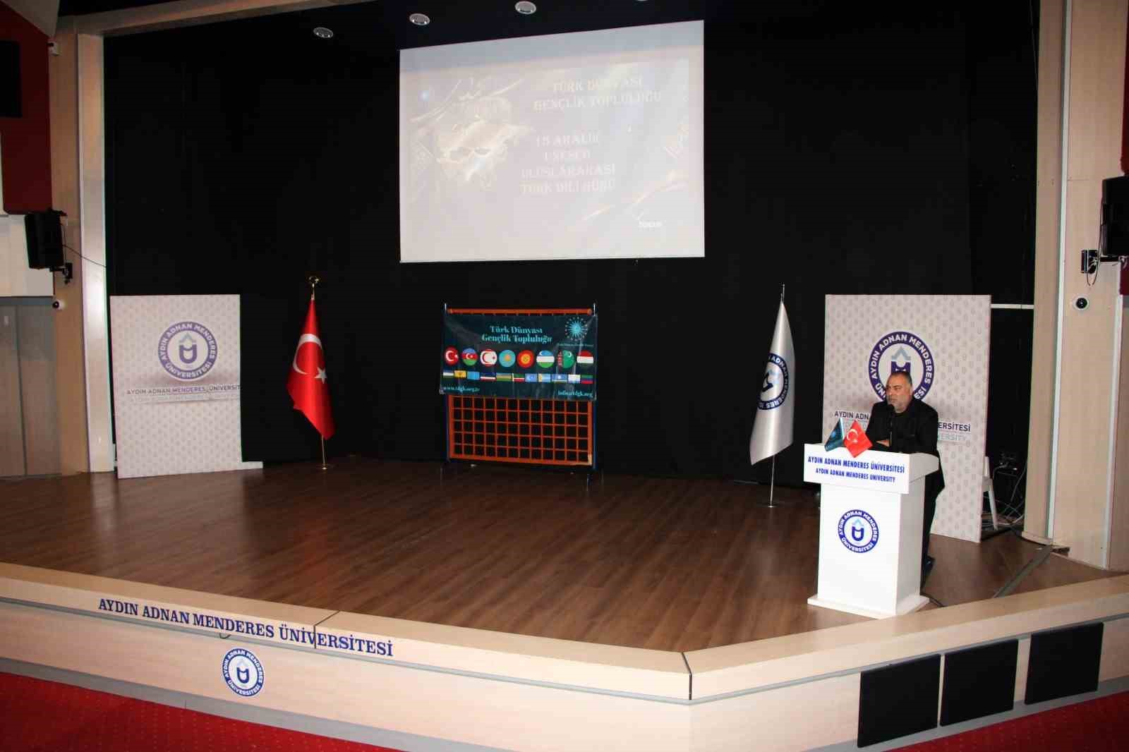 Adude Turk Dilinin Tarihi Ve Birligi Konusuldu 762E30149360A6A57752Bef4Cf785A98