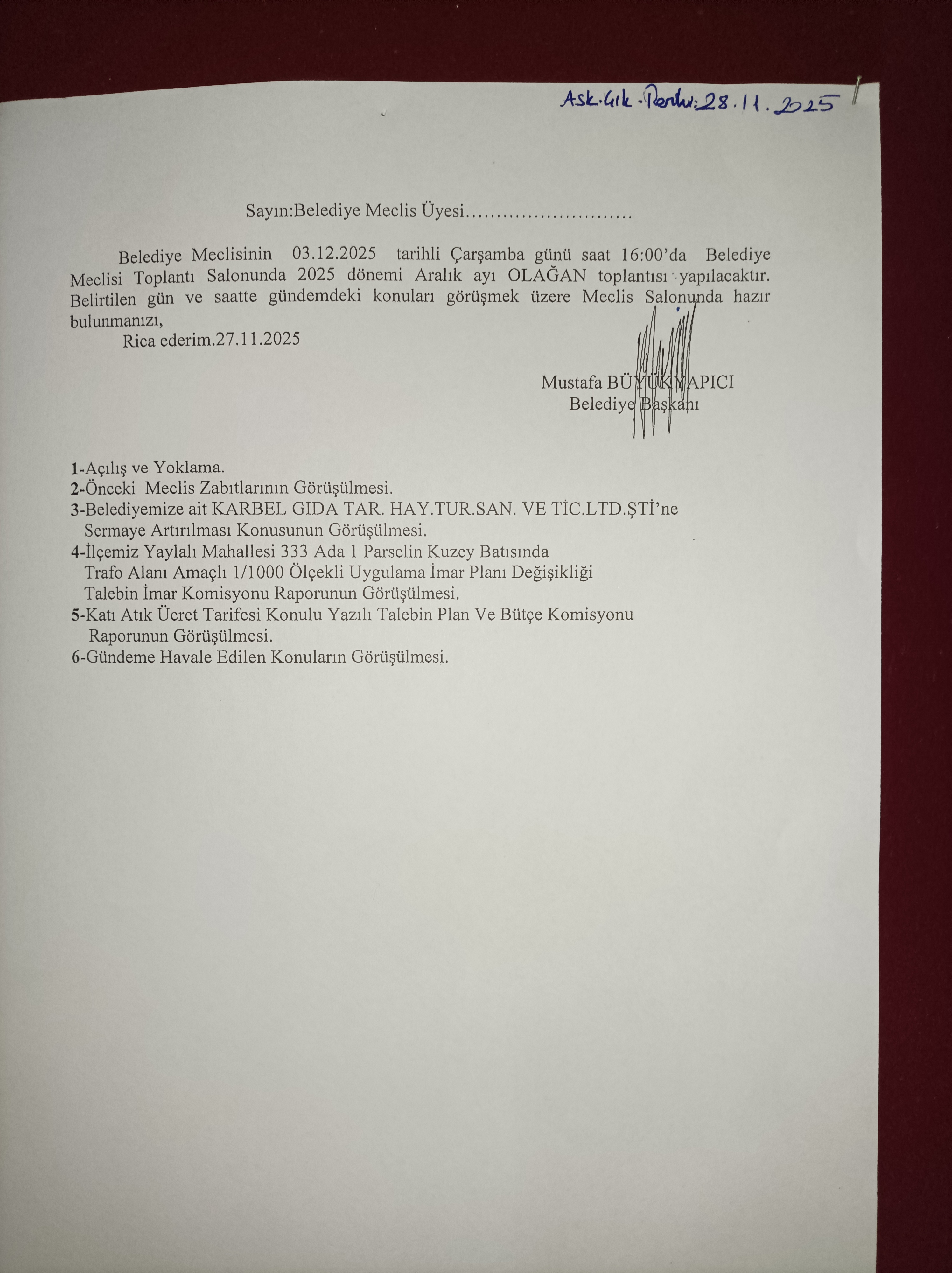 Karacasunun Gundemi Bu Toplantida Gorusulecek 618589 F07Fce94832278D498397Ff33Ee448Ff