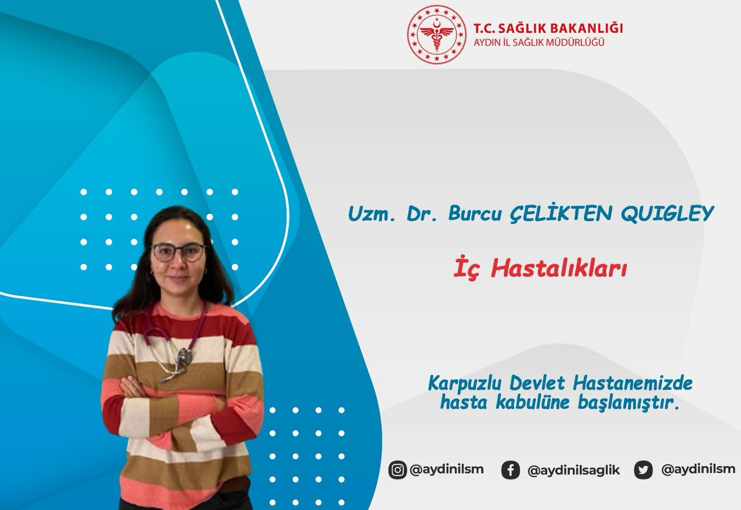 Karpuzlu Devlet Hastanesine 2 Yeni Doktor 624357 E47Dad0F9765B1Aa7A7E66B0Db55D633