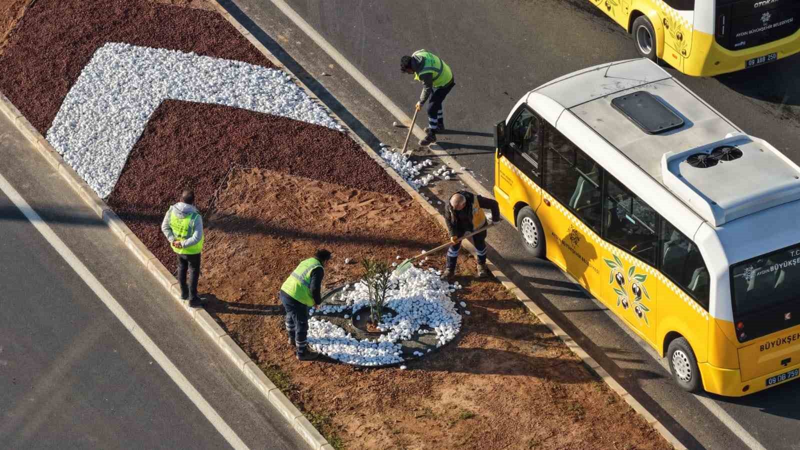 Aydin Buyuksehir Belediyesinden Acarlar Sehir Hastanesi Yolunda Peyzaj Duzenlemesi 8Dd25Ffc34B401163F5F254C3B715B6C