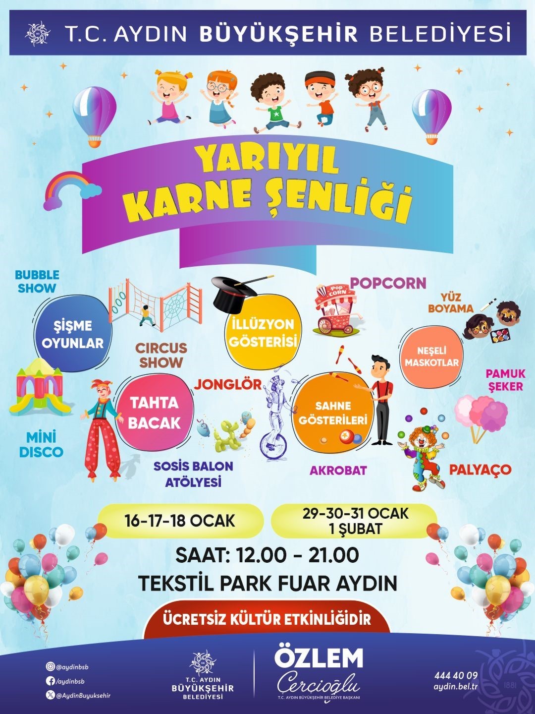 Aydin Buyuksehir Belediyesinden Cocuklara Yariyil Tatili Hediyesi 9Be295B47643Fcf8F764Baedc2B01002