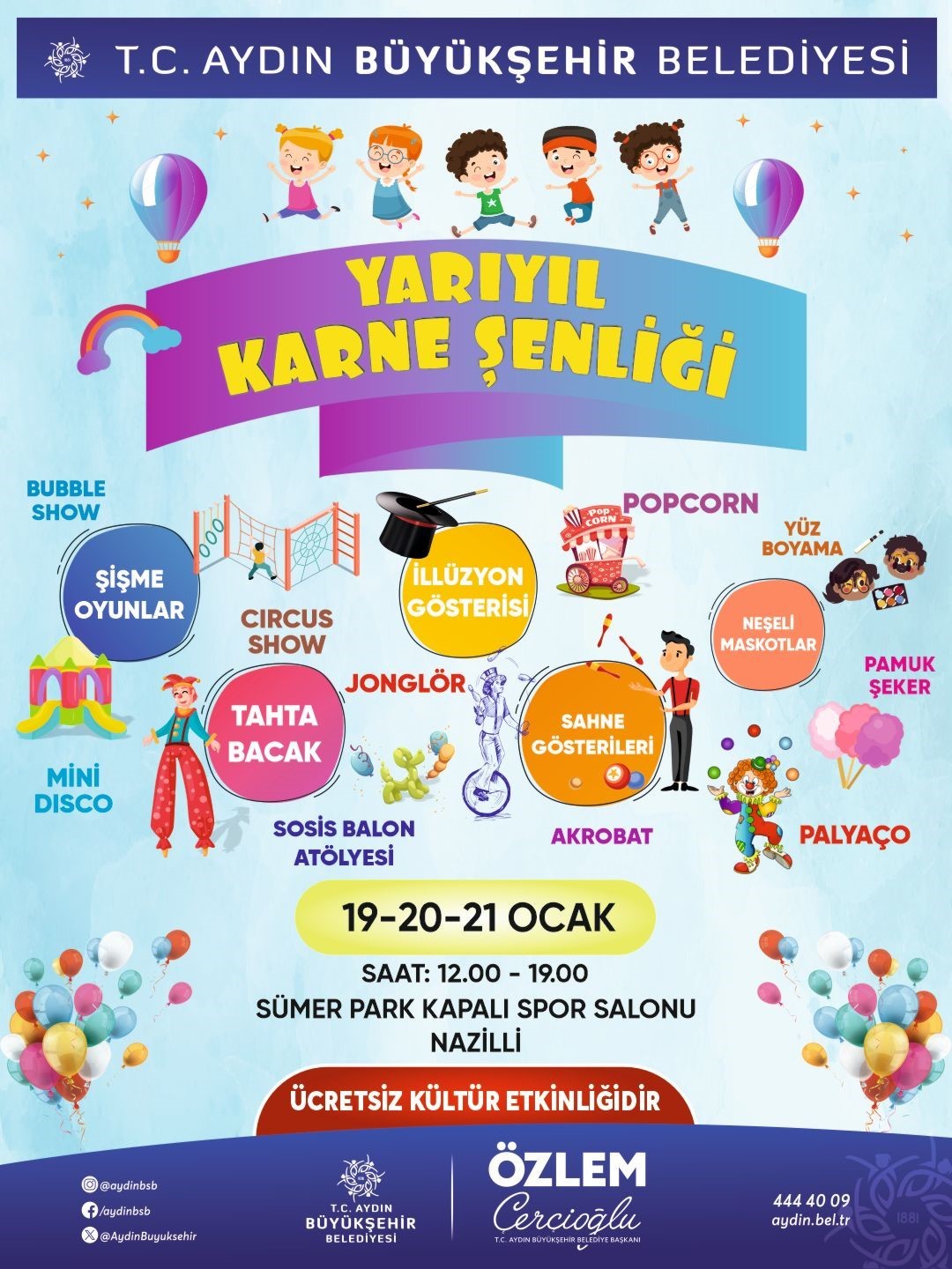 Aydin Buyuksehir Belediyesinden Cocuklara Yariyil Tatili Hediyesi Bc133D39C1Caf9A66C7Ba8522Afada34