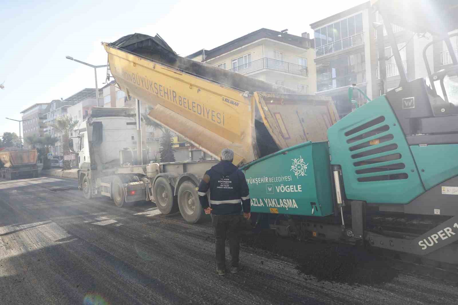 Aydin Buyuksehirden Dogu Cevre Bulvarina Sicak Asfalt Dokunusu A5B1622B23D84B60Bc22B39E40Be7B67