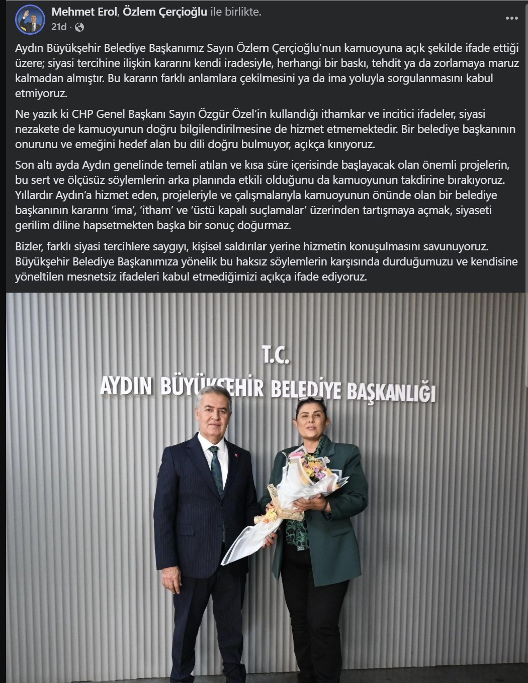 Baskan Eroldan Cerciogluna Destek 656C6B85C7C4865C395B0Da4E414994E