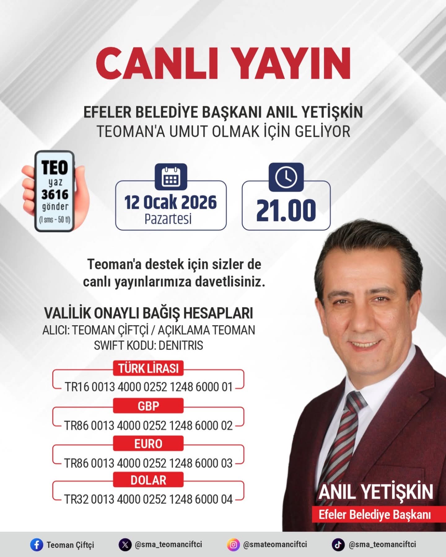 Baskan Yetiskinden Sma Hastasi Teoman Icin Canli Yayin Destegi 629809 Dea52Ebd2A6Ecb0Cae86B906Edd4C589
