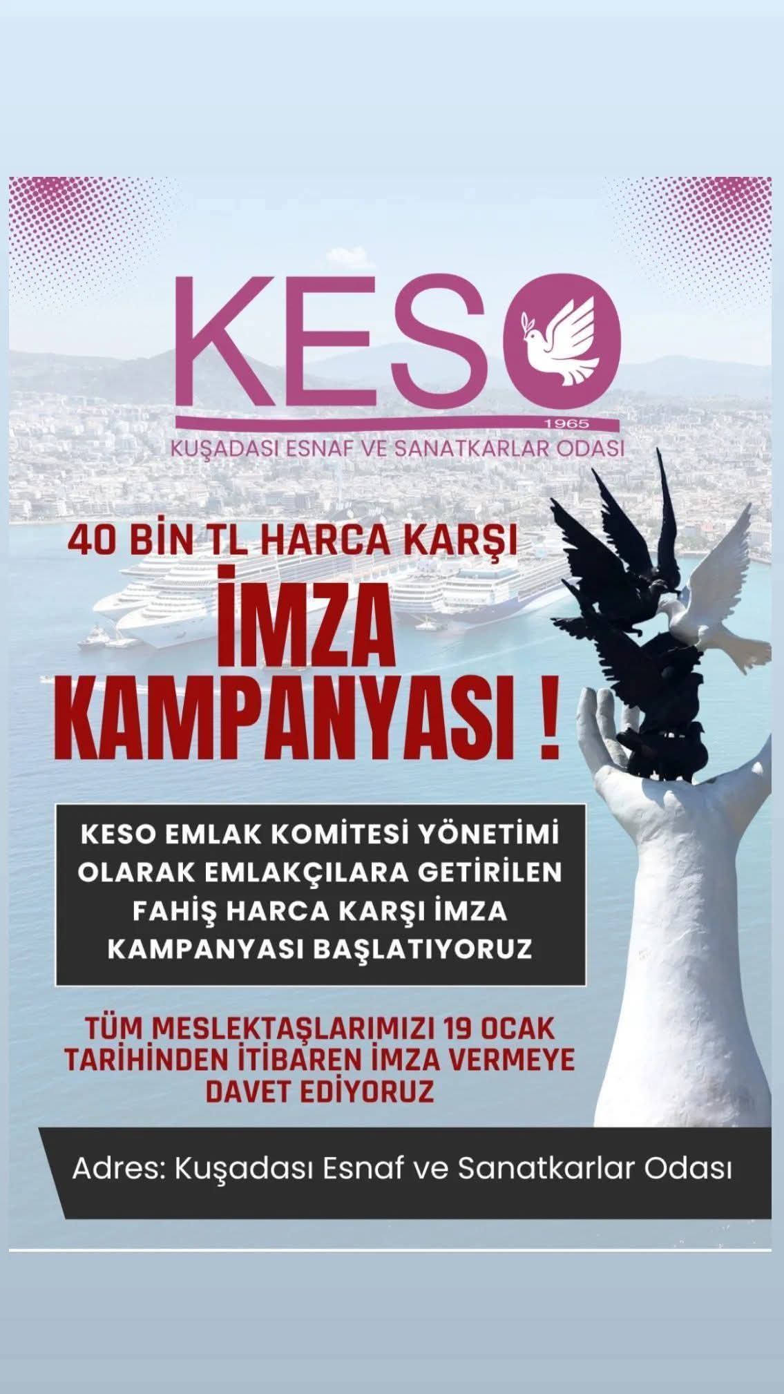 Emlak Sektorune Getirilen Harca Kusadasindan Imzali Protesto 631888 E032179E6763C05F3E523Df700Dc151C