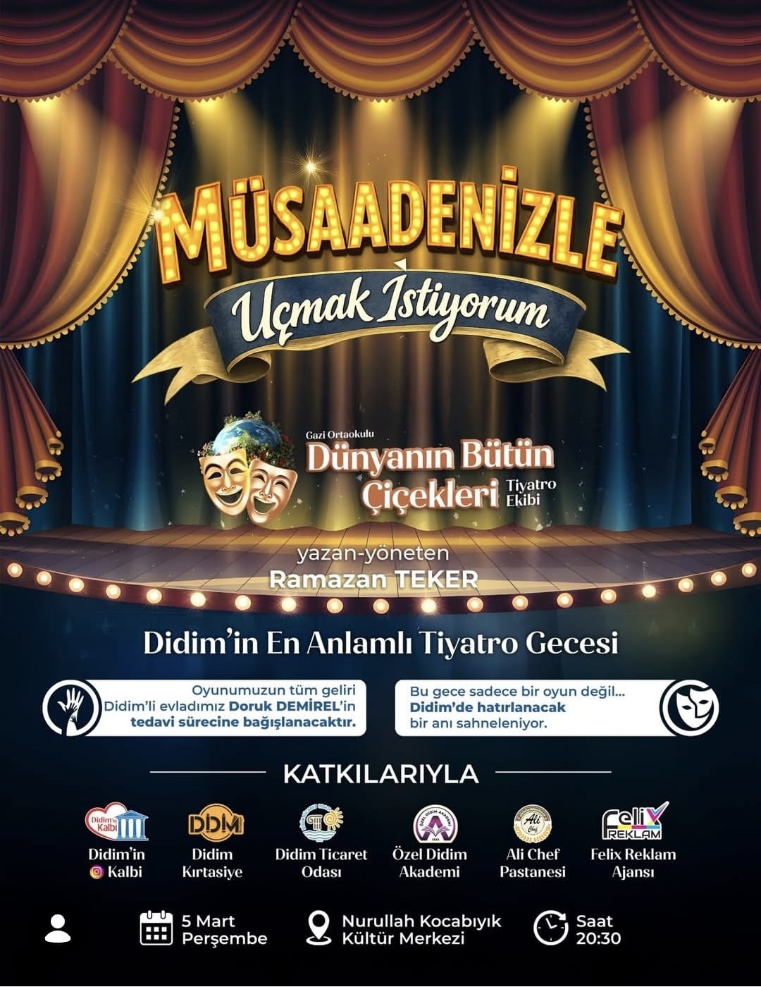 Dunyanin Butun Cicekleri Tiyatro Grubu Dmd Hastasi Doruk Icin Oynanacak 640049 B854Eae208Cd961D381D9D92Bea0D067