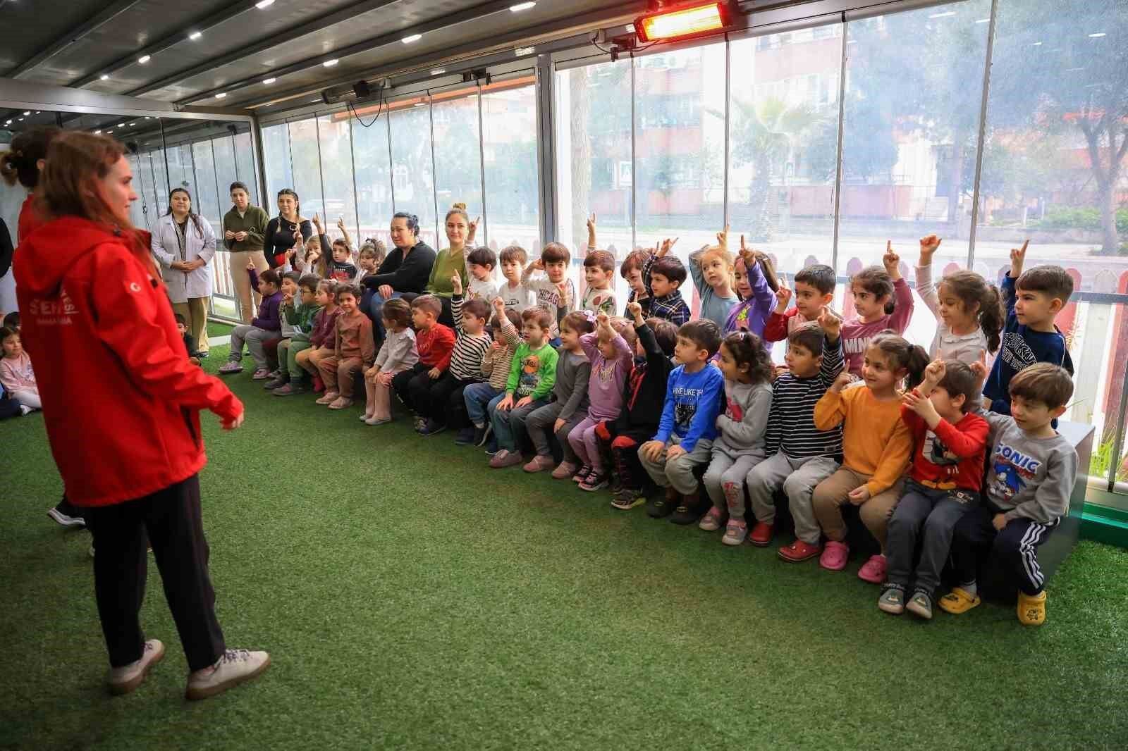 Efeler Belediyesinden Miniklere Afet Bilinci Egitimi C3204B8B817368A255697A269320Be66