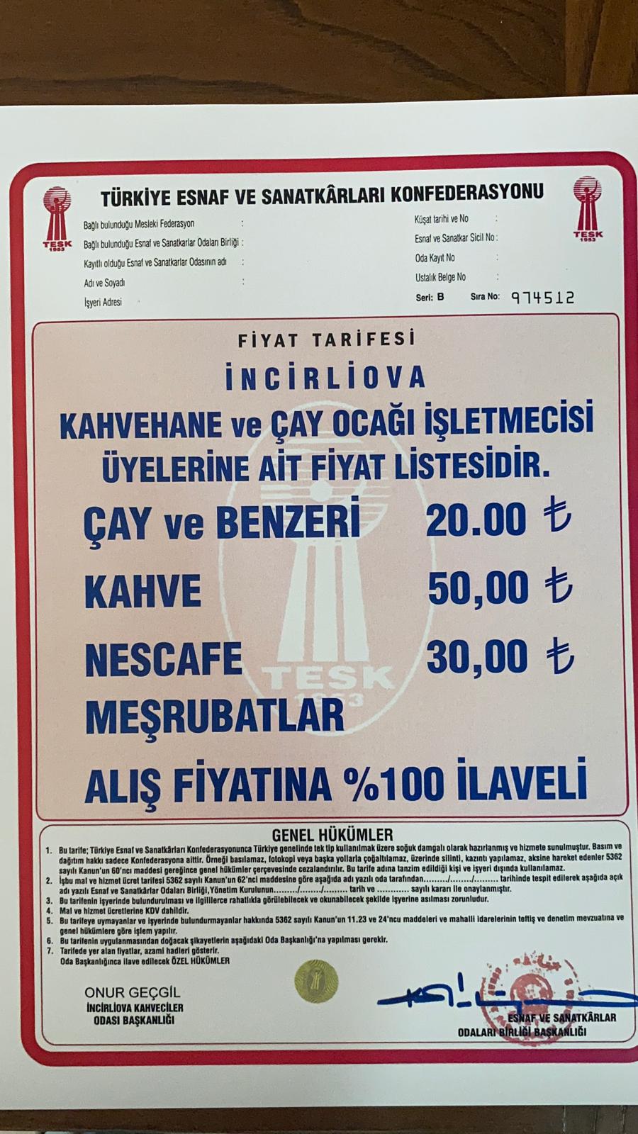Incirliovada Cay Ve Kahveye Zam 641017 D8Ac629A718F8777D9290C2323F6B533