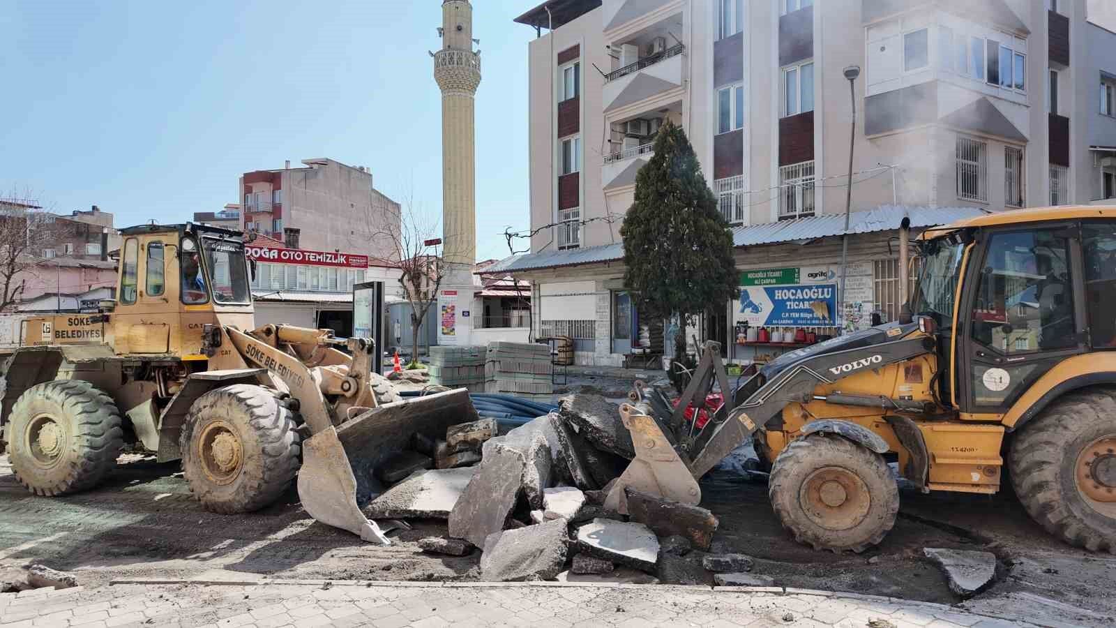 Sokede Yol Yenileme Hamlesi Basladi 335Be6A58036E02Cdac9Fe7Eced436B0