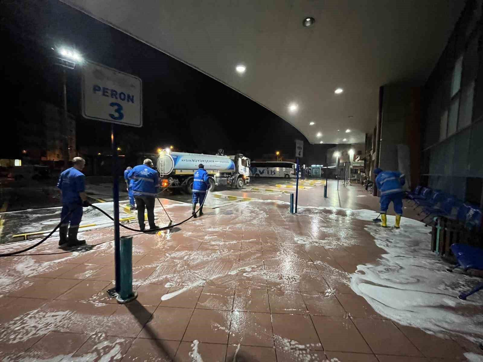 Aydin Buyuksehirden Bayram Oncesi Otobus Terminallerinde Temizlik Calismasi A7D6Cba396Eca238Af3A6F2D7944Fb4F