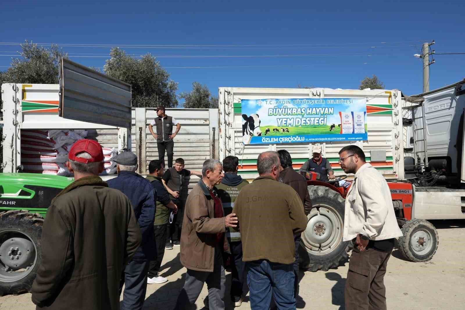 Aydin Buyuksehirden Yenipazarli Ureticilere Yem Destegi C100431A46A75Bab56C5B93887Bde050