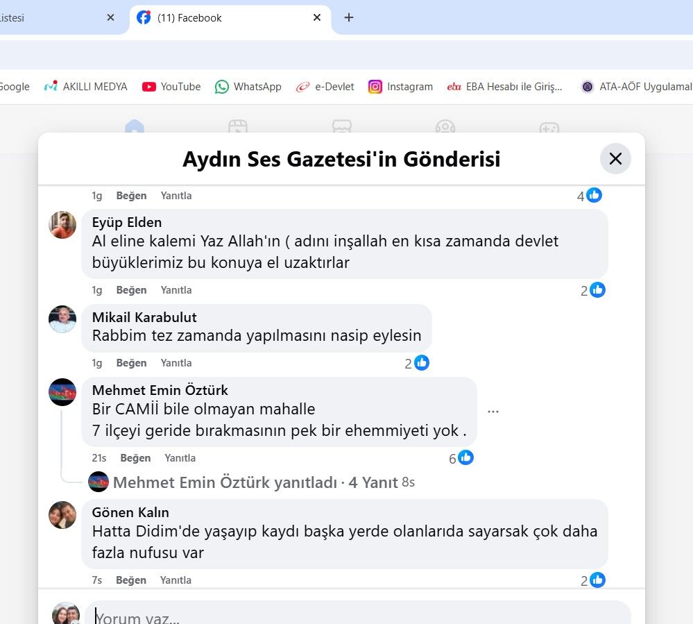 Didimde Efeler Mahallesi Sakinleri Cami Yeri Istiyor 643447 Dcd3A9B2446B69F4E26E832990D2Db23