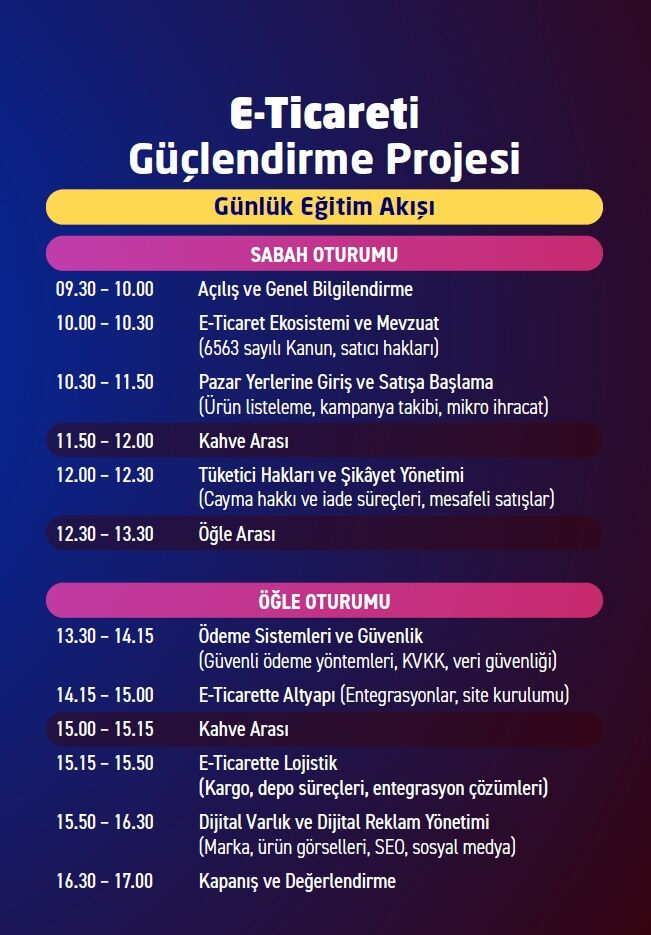 E Ticarette Yeni Donem Aydindan Basliyor Ilk Egitime Ayto Ev Sahipligi Yapacak 649266 63E25B2E27048E8316758C376Ddf2E33