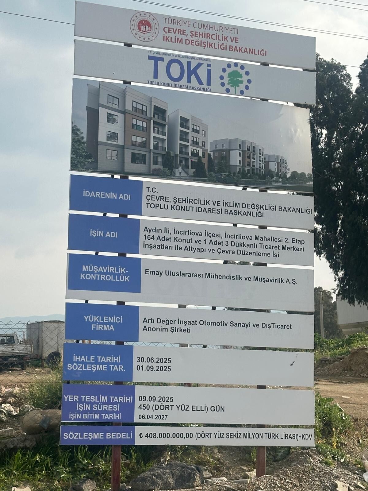 Incirliovada 164 Konutluk Toki Projesi Basladi 649940 759E45C794Fac5042Cb1E02D0719Ef61