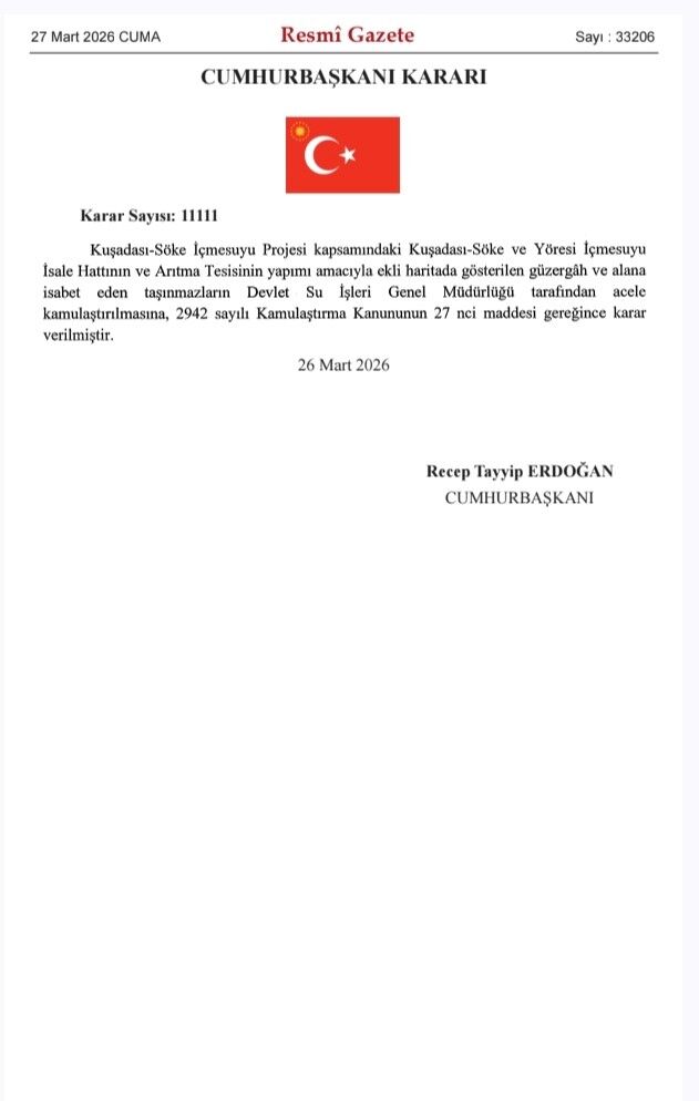 Kusadasi Ve Soke Icin Acele Kamulastirma Karari A77286E1Af32489956Fc269Db55E0162