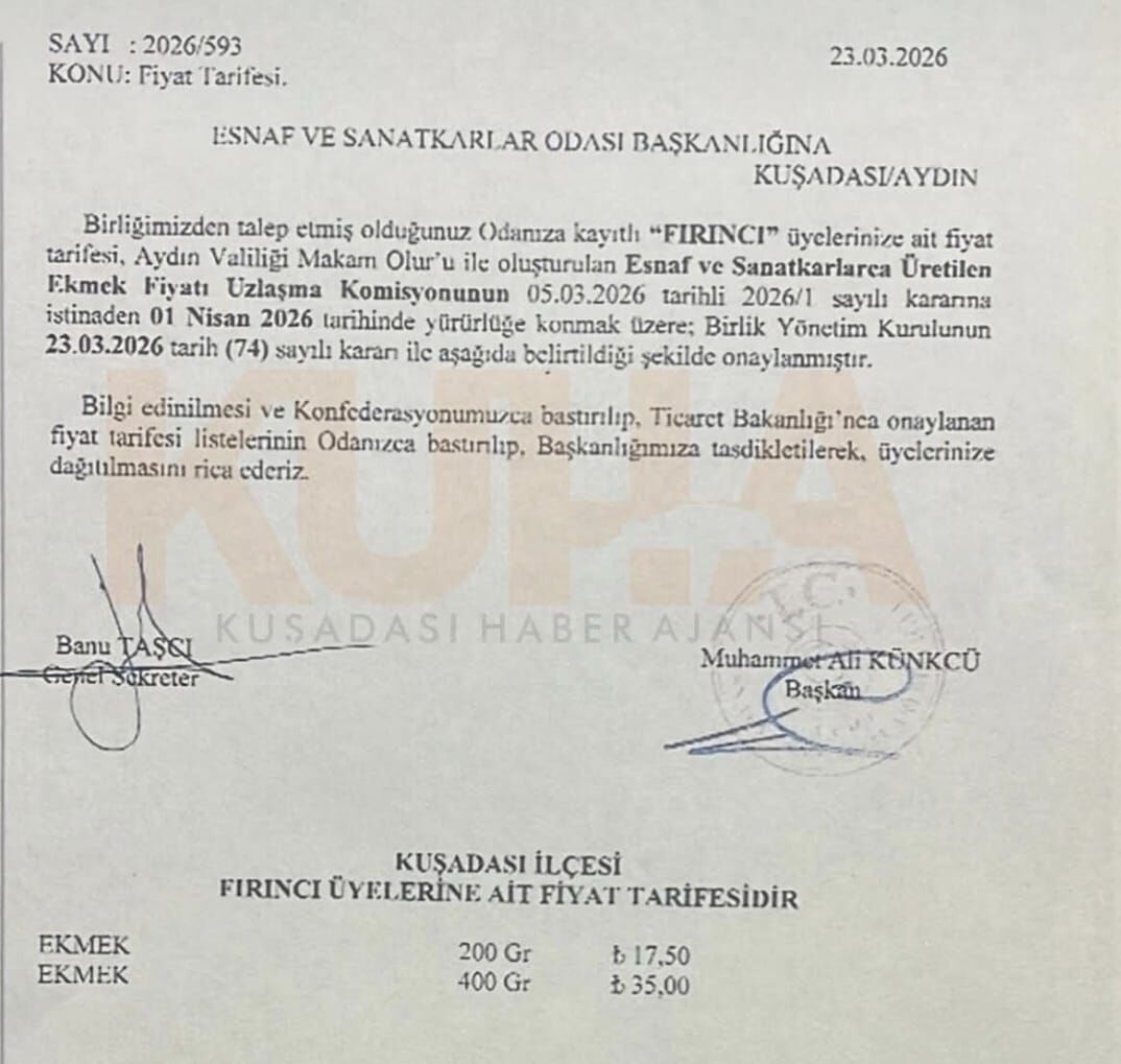 Kusadasinda Ekmege Zam Geldi 651121 E4019C5F351Cde8Ec9190D21D13Fa736