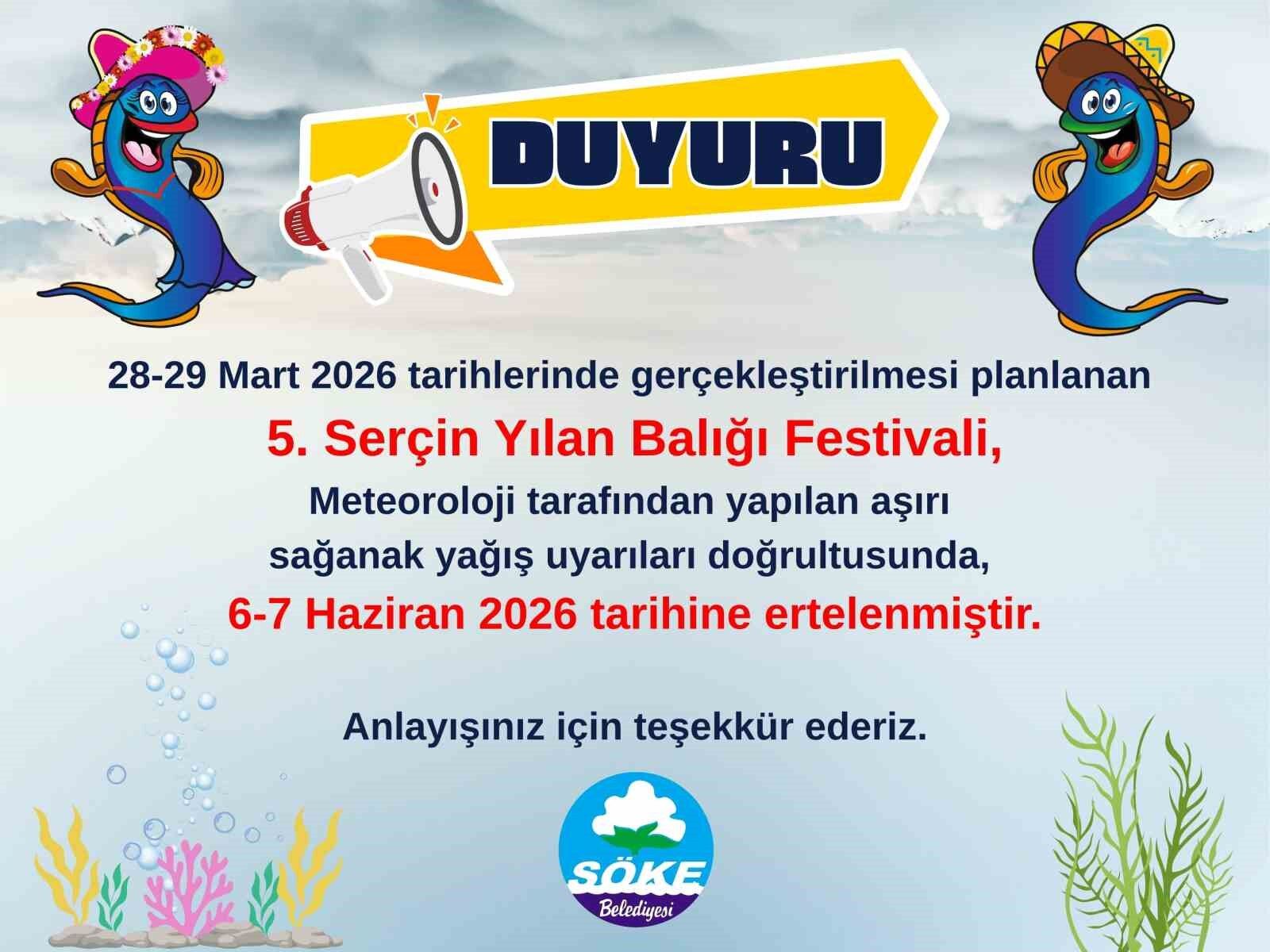 Sercin Yilan Baligi Festivali Ertelendi 56Ebc726659F66Dd6Ab5A53666D8Ea62