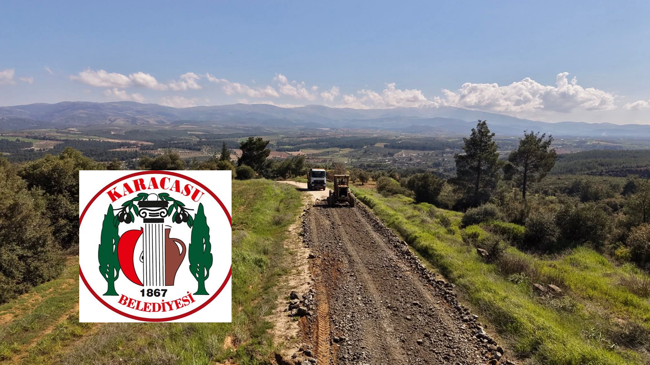 Karacasu Belediyesi'nden trafiği rahatlatacak alternatif yol çalışması