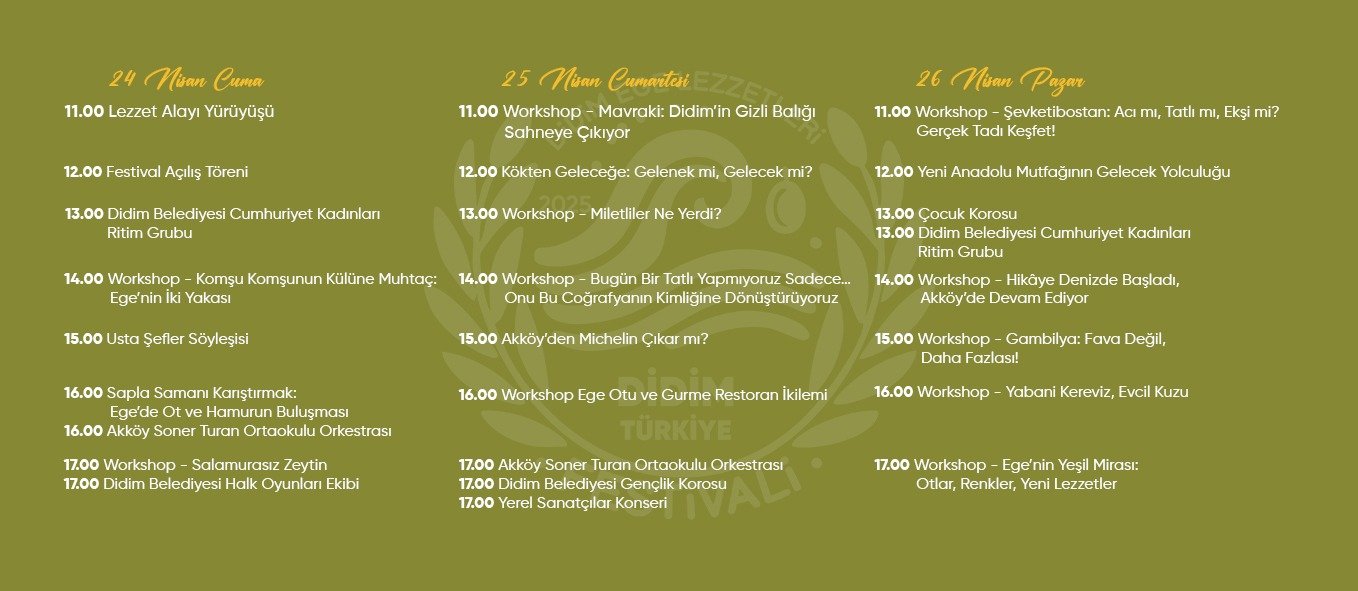 Didimde Ege Lezzetleri Festivali Icin Geri Sayim Basladi 655360 065Dc9