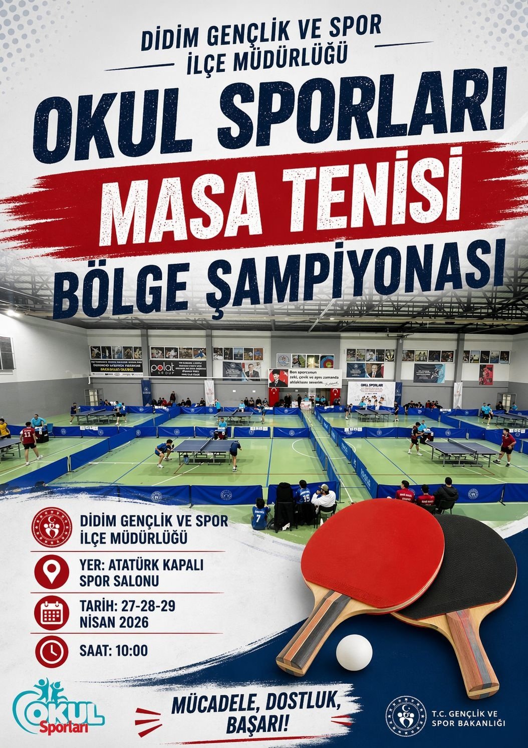 Okul Sporlari Masa Tenisi Bolge Yarismalari Didimde Yapilaca 657207 B1C48A-1