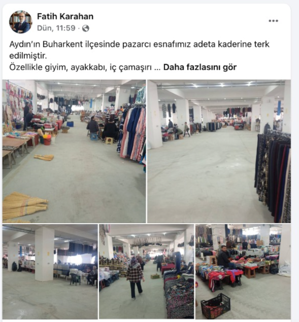 Saadet Partili Karahan Buharkente Yuklendi Pazarci Esnafini Kaderine Terk Ettiler 654062 3D6F516689C6Df729A59576A1084Eed3