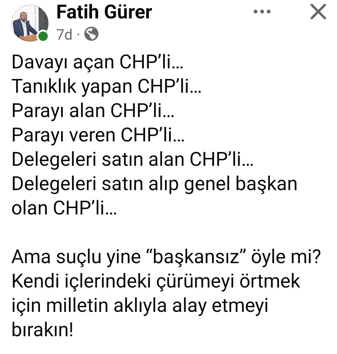 Ak Parti Cephesinden Ilk Yorum Chpdeki Krizin Faturasini Bas 664359 4284Ce