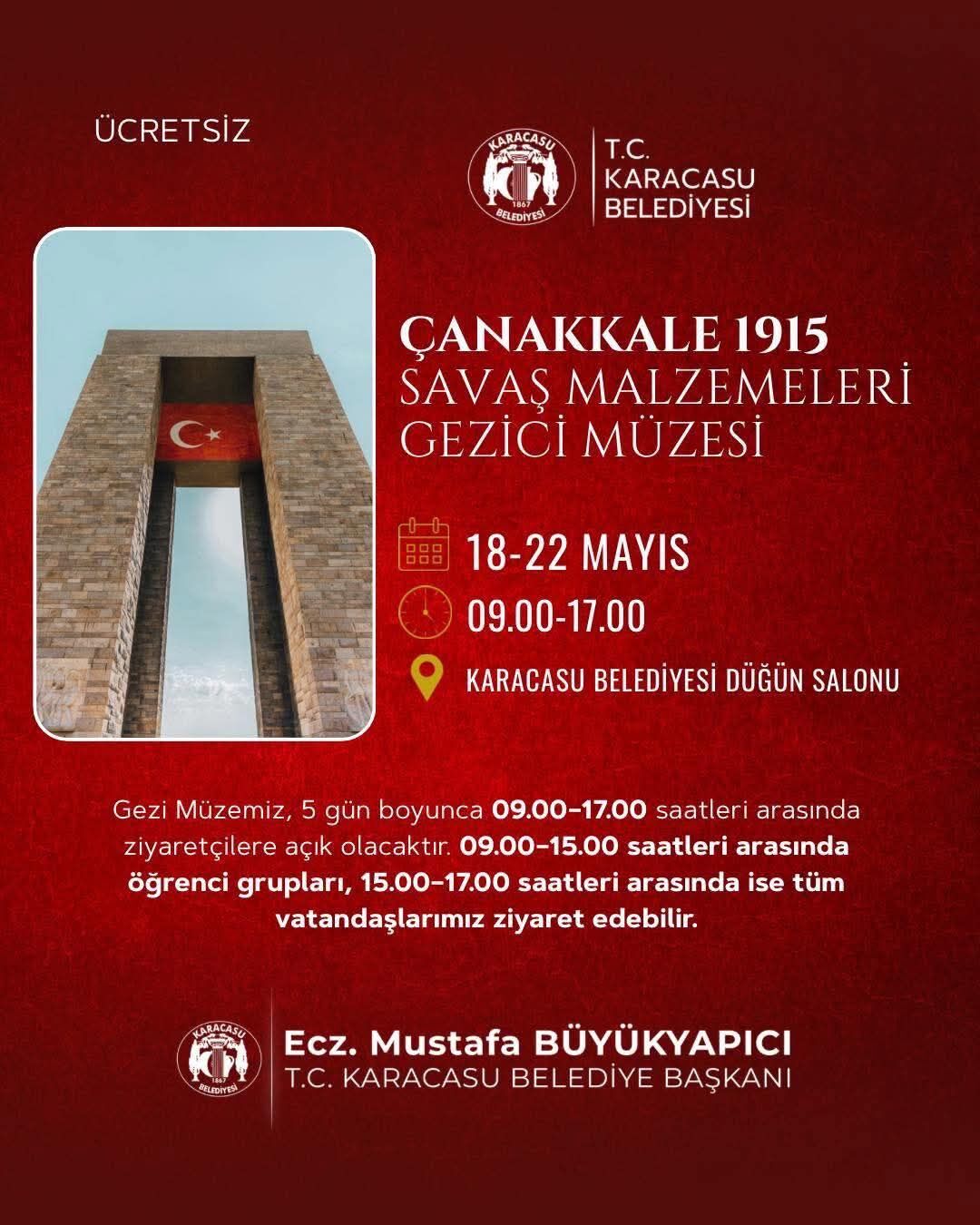 Canakkale Destani Karacasuda Gezici Muzeye Herkes Davetli 663623 728D8C