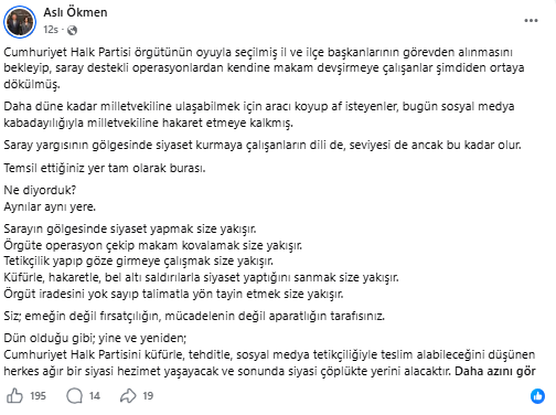 Chp Okmenden Atmacaya Zehir Zemberek Sozler 666122 Fe7B90
