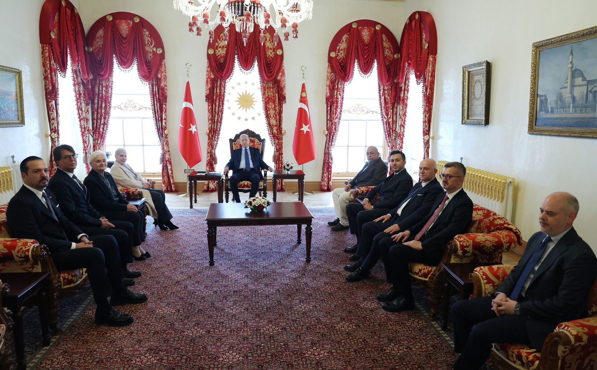 Cumhurbaskani Erdogan Aydinli Aileyi Kabul Etti 665670 250138
