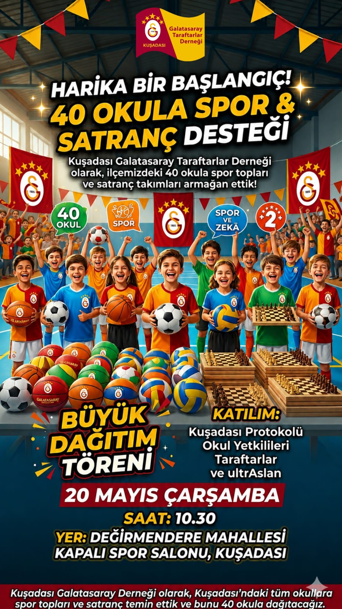 Galatasaray Taraftarlar Derneginden Egitime Anlamli Dokunus 663165 B22498