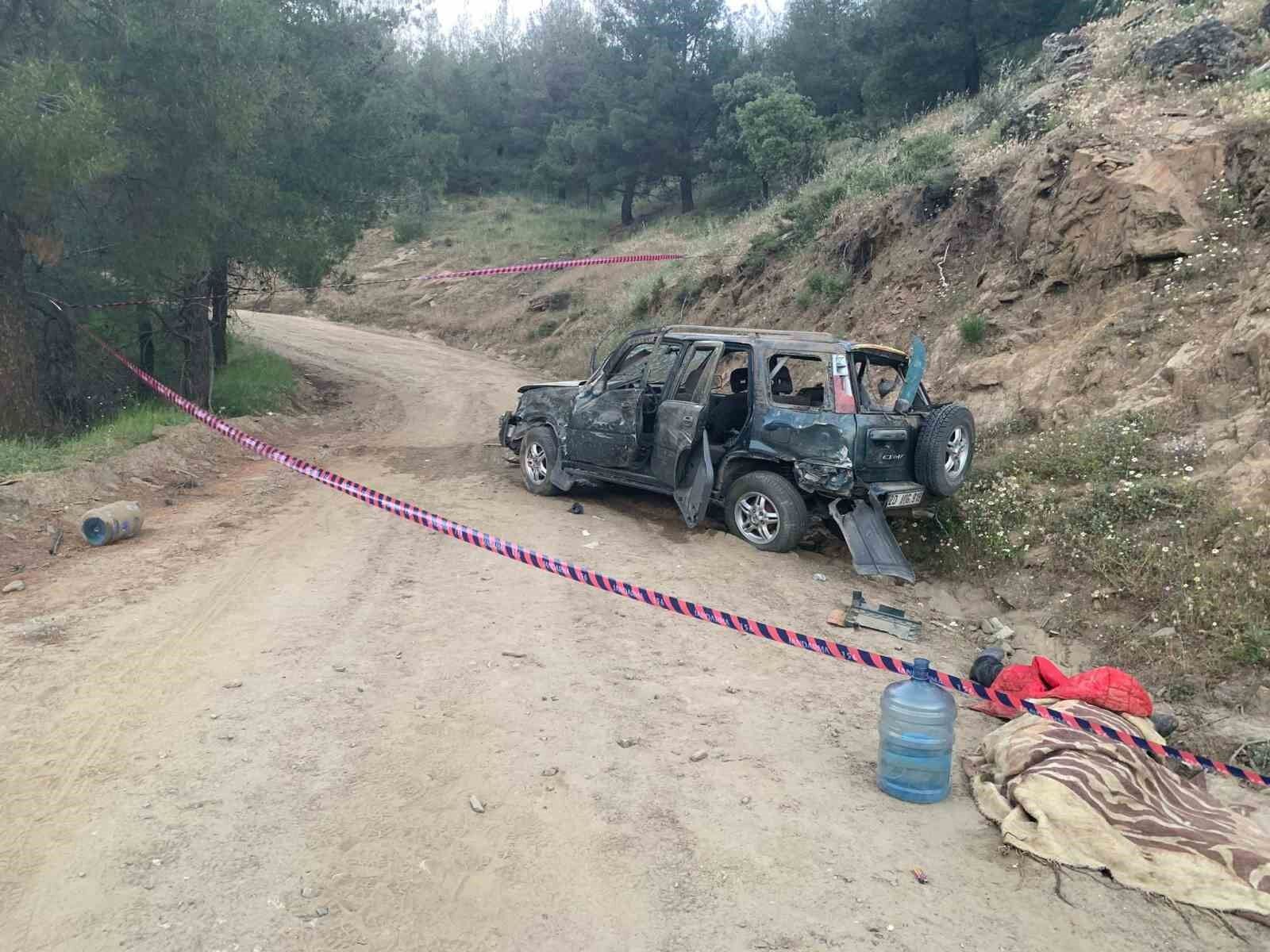 Karacasu'da feci kaza; 1 ölü, 2 yaralı