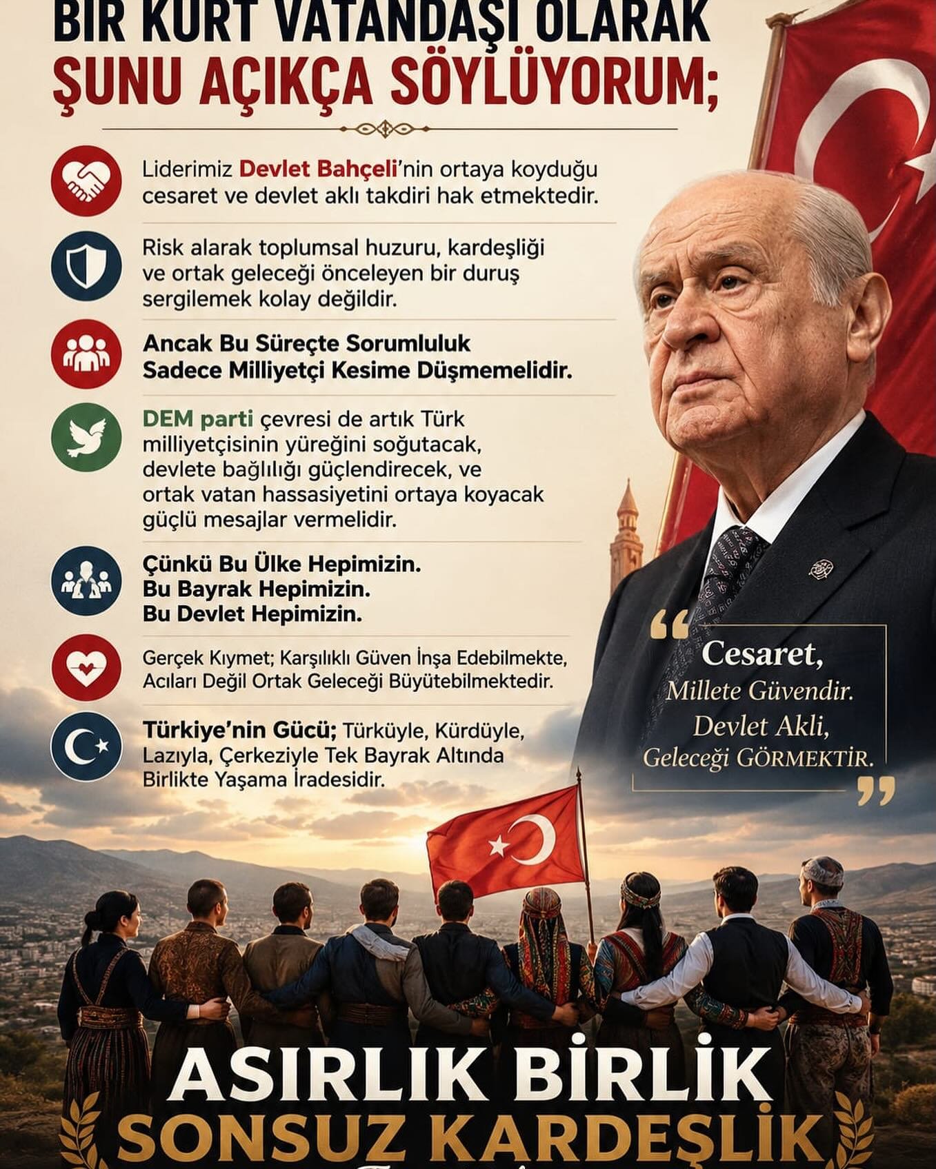 Mhpli Caglayandan Birlik Mesaji Bu Devlet Hepimizin 660100 C865Bf