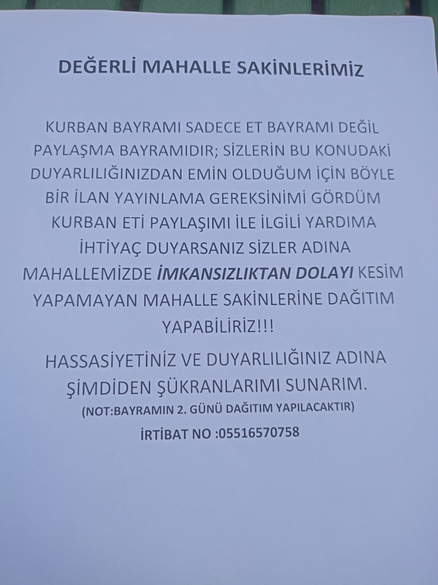 Muhtar Erbilden Bayram Oncesi Anlamli Cagri Paylasmak Icin B 665491 5E0136