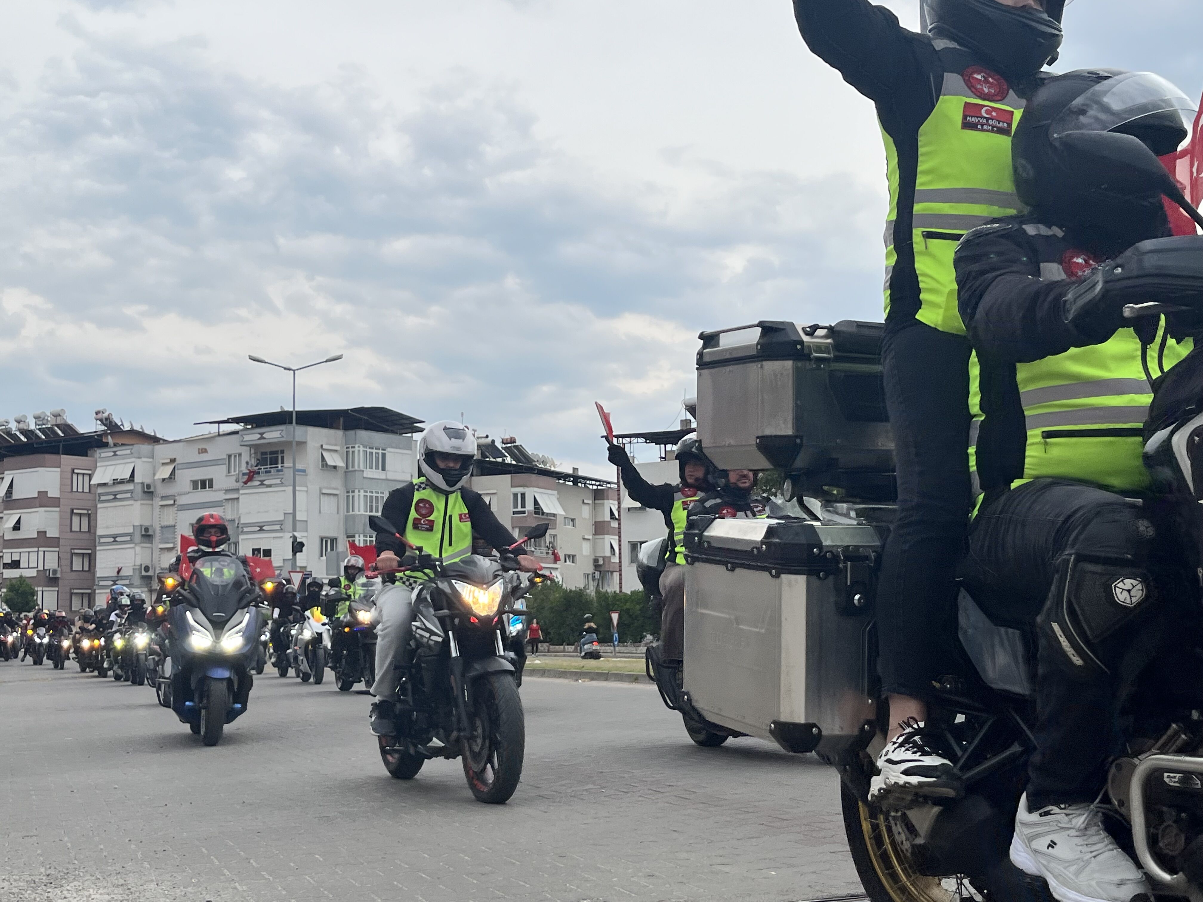 Nazillide Iki Tekerden Tek Mesaj Trafikte Saygi Ve Milli Bir 663656 198817