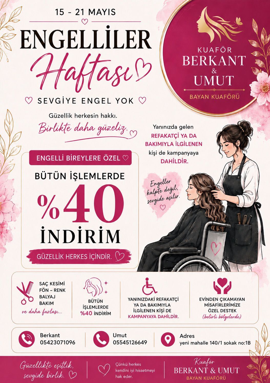 Nazillide Yurek Isitan Kampanya Kuafor Berkant Umutta Tum Is 662424 9Ac688
