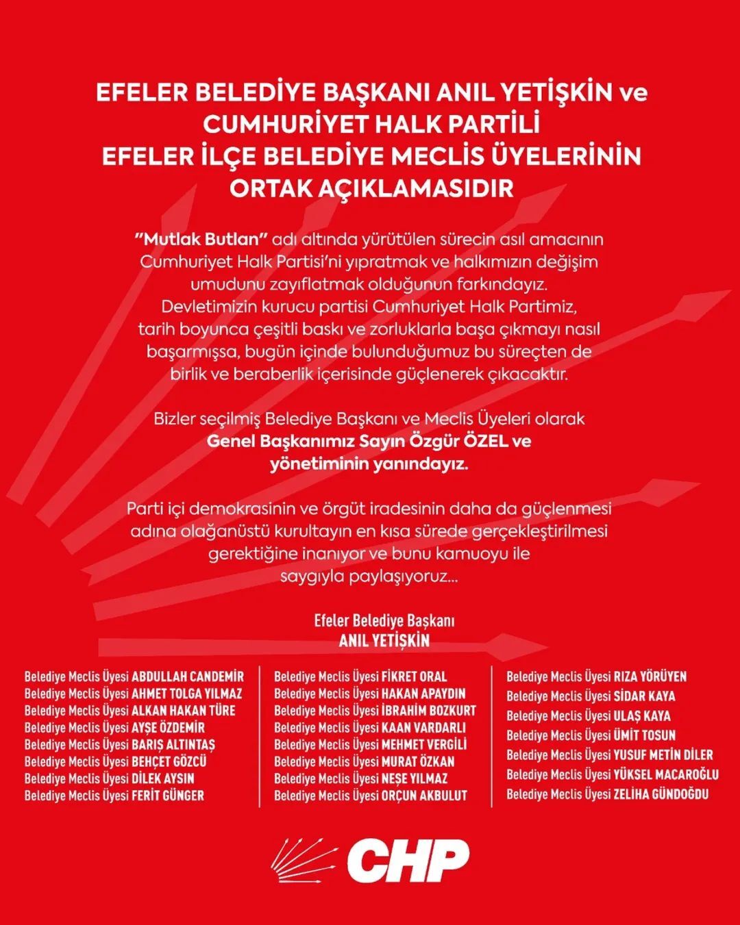 Yetiskin Ve Meclis Uyelerinden Kurultay Cagrisi Ozgur Ozele 665500 404213
