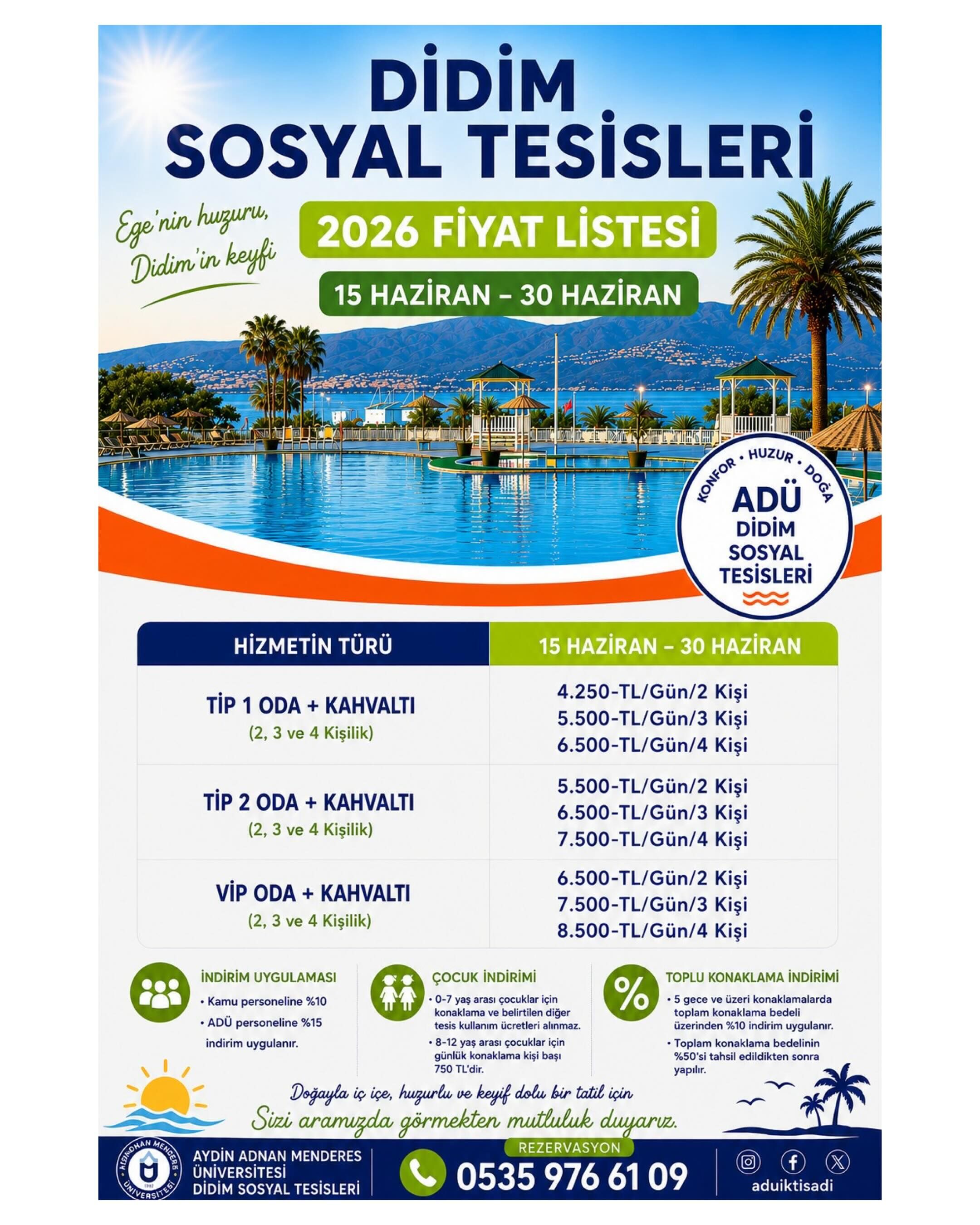 Adu Sosyal Tesislerinde Yeni Fiyatlar Belli Oldu 666436 D4148C